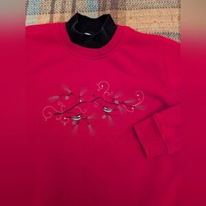 Northern Reflections Red and Black Sweatshirt